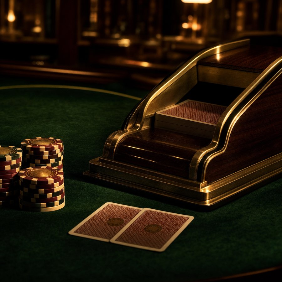 The baccarat tables at Casumo